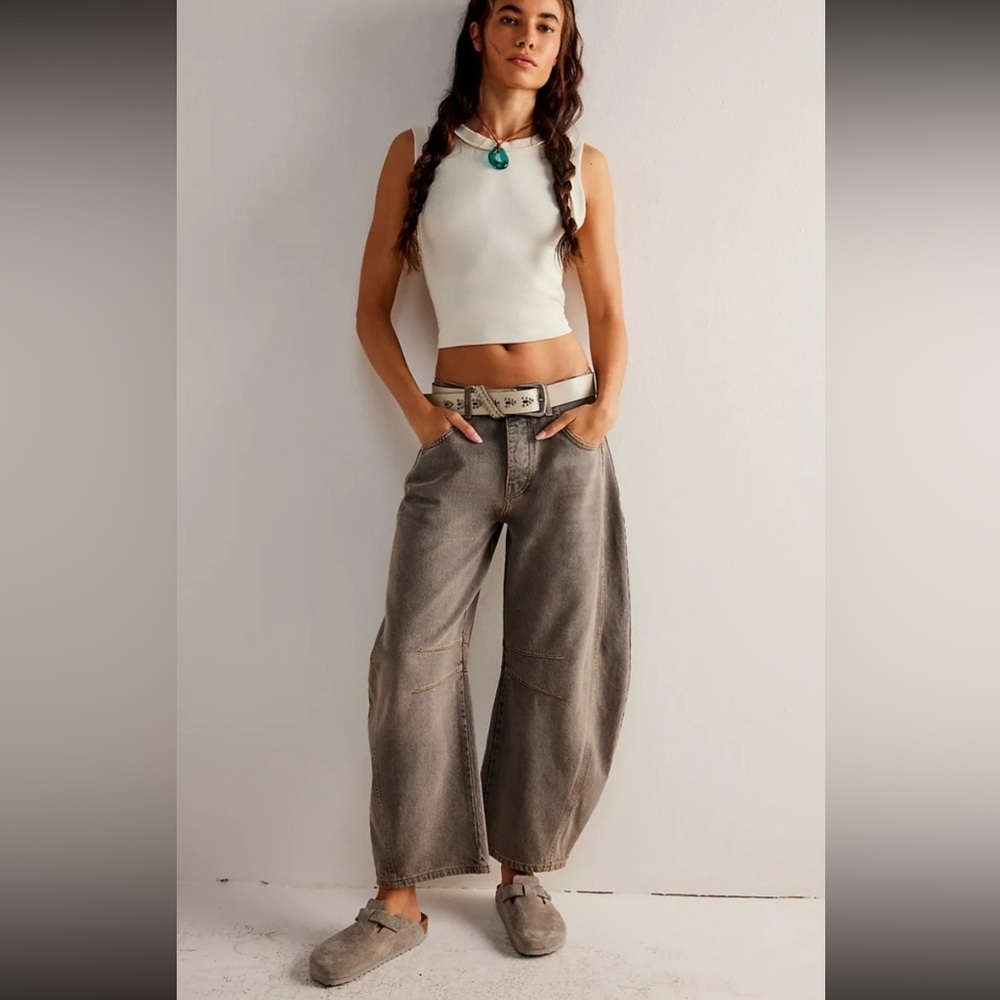 We The Free Good Luck Barrel Jeans